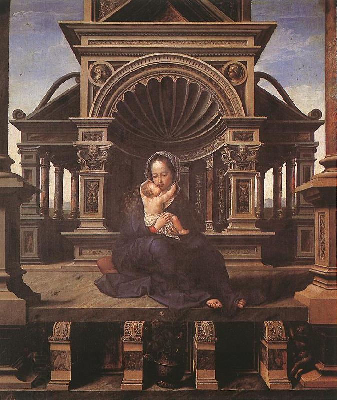 GOSSAERT, Jan (Mabuse) Virgin of Louvain dfg China oil painting art